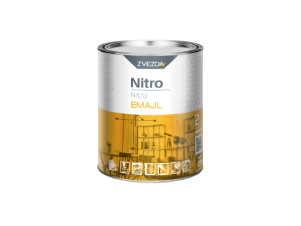 NITRO emajl SREBRNA 0,75 lit ZVEZDA